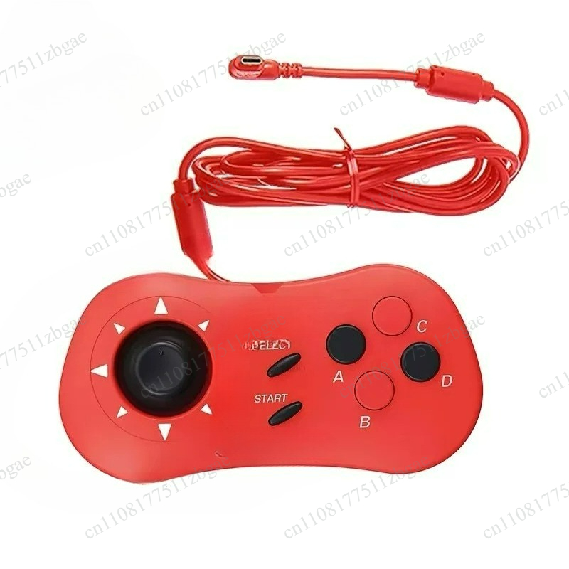 Game Retro Gaming - 15-Pin Mini-Arcade-Game-Controller-Pad mit Anpassbarem Klick-Thumbstick, Retro-Gaming-Handcontroller,