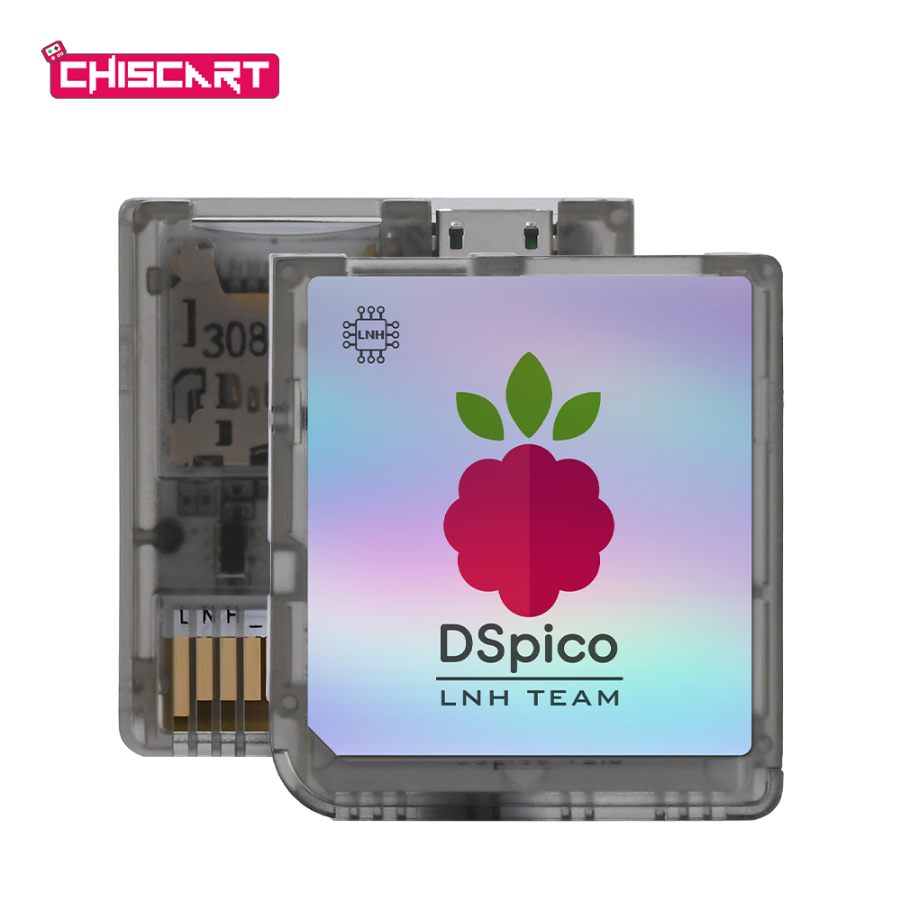 Retro Gaming Usb Stick - Chiscart Transparenter Mattierter MicroUSB DSpico Spiele-Reader
