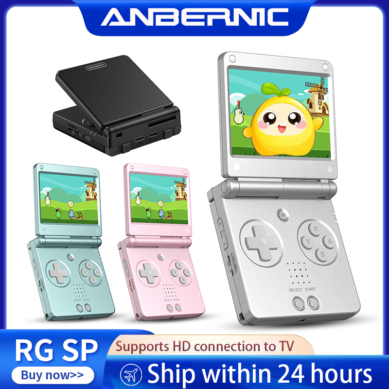 Retro Gaming Arcade Console - Anbernic RGSP Flip Retro Handheld-Spielkonsole Linux
