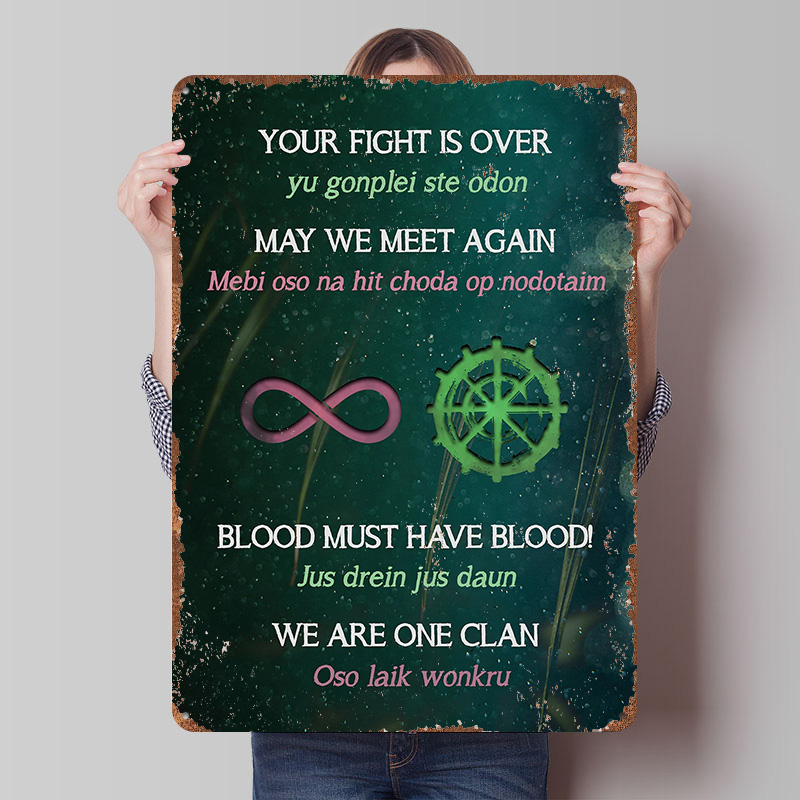 Retro Gaming Quotes - 100 Zitate Poster Individualisierte Vintage Metallschilder