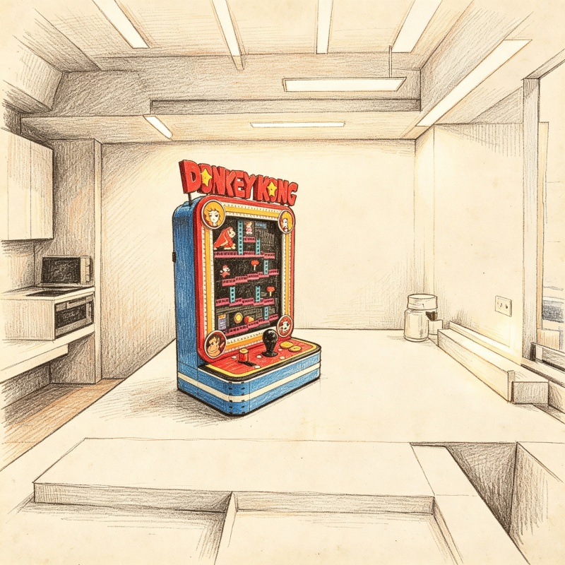 Retro Gaming In 2026 - 2026 auf Lager Retro-Gaming-Labyrinth-Arcade-Baustein-Puzzle-Modell-Spielzeug Geburtstagsgeschenk 1371
