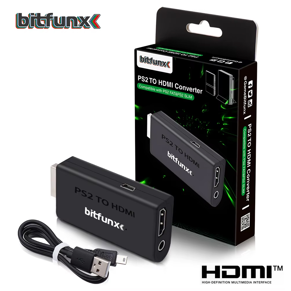 Retro Gaming Usb Stick - Bitfunx PS2 YPBPR zu HDMI ™