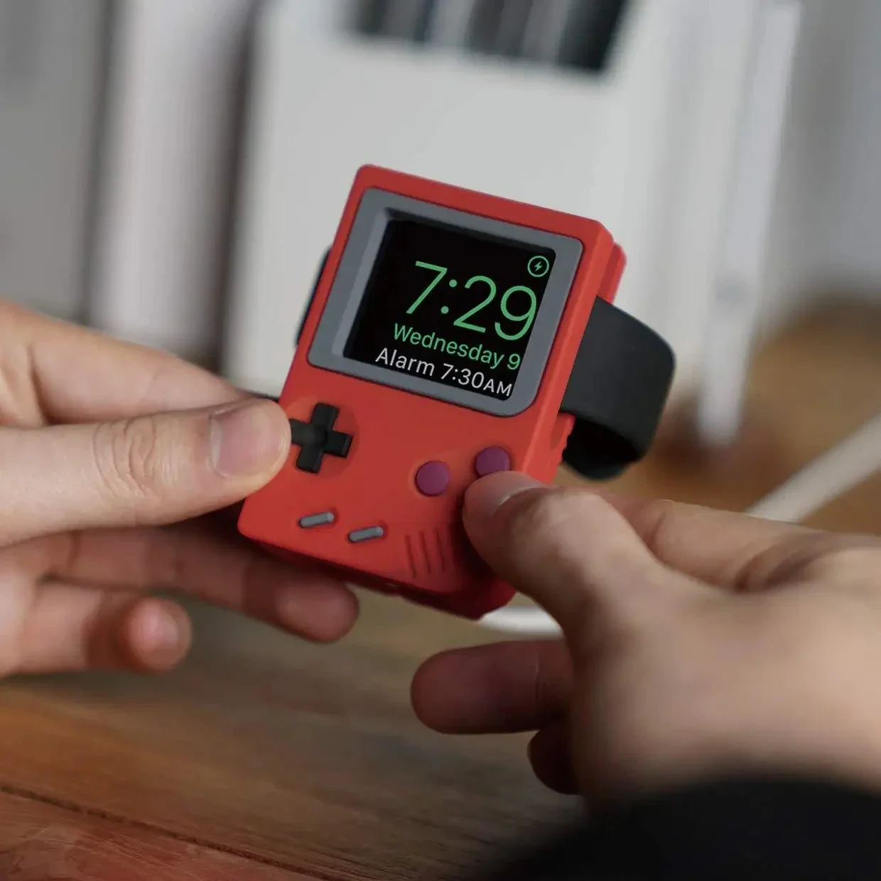 Retro Gaming Handhelds - Silikonhalter für IWatch Ladegerät Ständer für