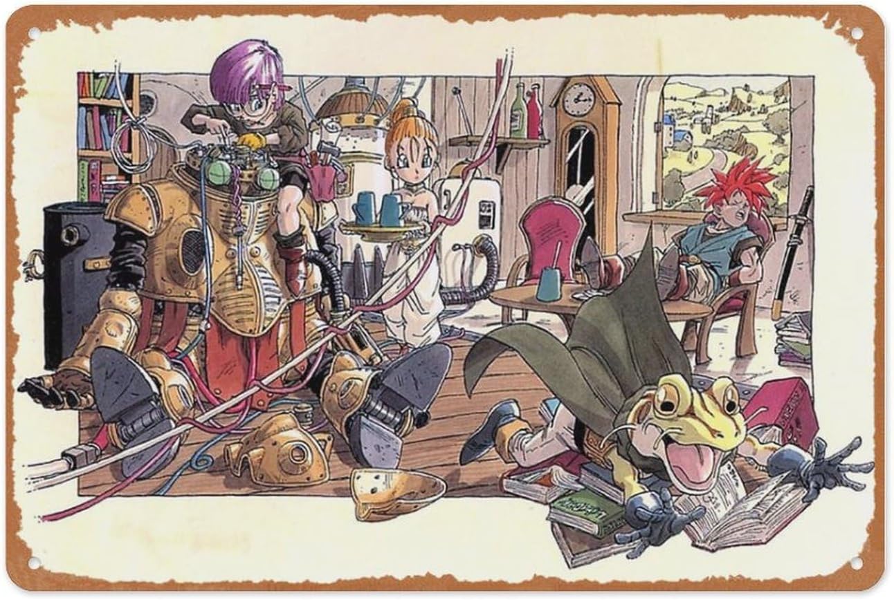 Retro Gaming Handhelds - Retro Game Metallschild – Chrono Trigger