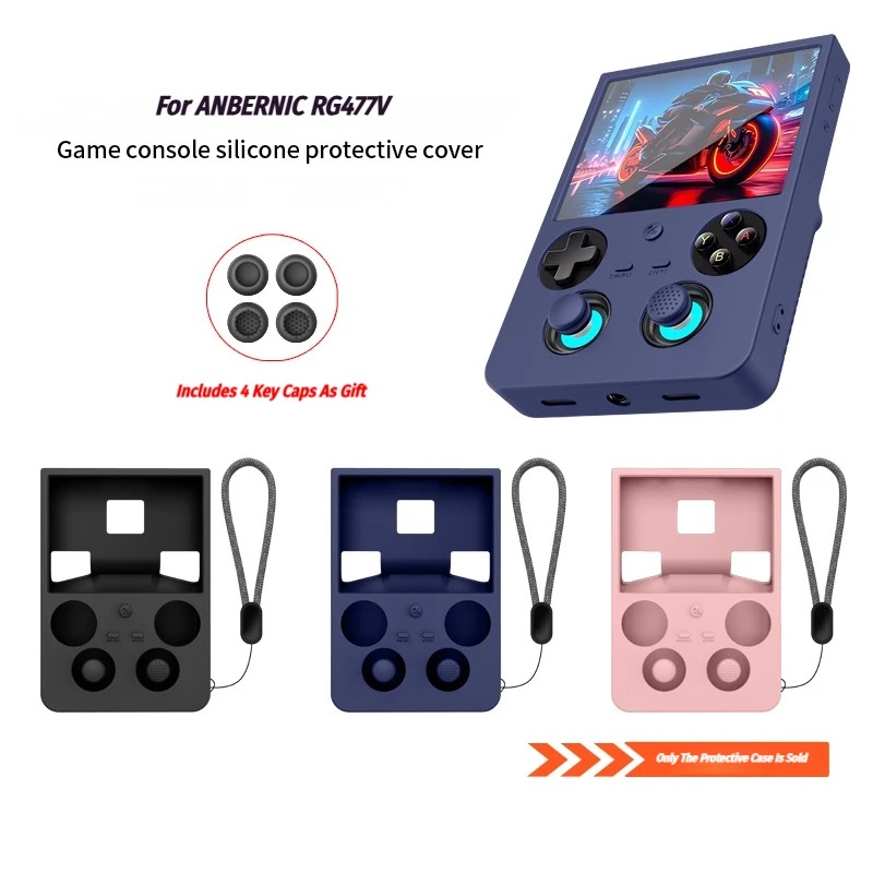 Retro Gaming In 2026 - Für ANBERNIC RG477V Silikon-Schutzhülle Eine Retro-Handheld-Spielkonsolen-Schutzhülle