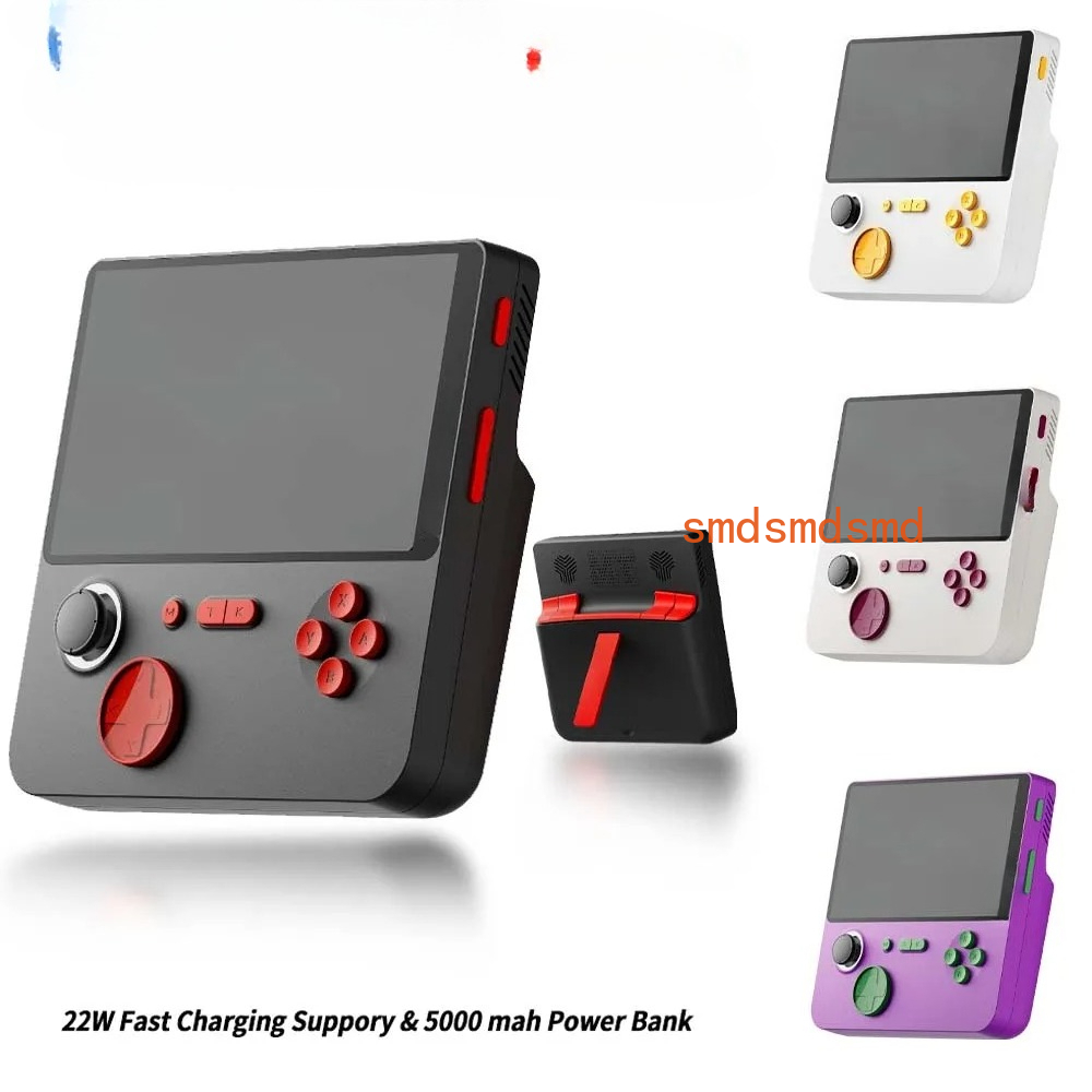 Retro Gaming Arcade Console - E5 Tragbare Videospielkonsole 6000mAh Powerbank 5-Zoll