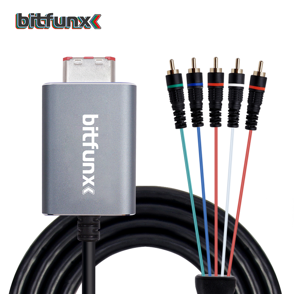 Retro Gaming Usb Stick - Bitfunx Component Video 5RCA YPbPr Kabel
