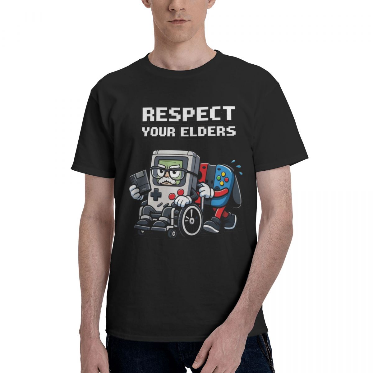 Herren-T-Shirt „Respect Your E – Retro Gaming In 2026 Bewertung und Preis