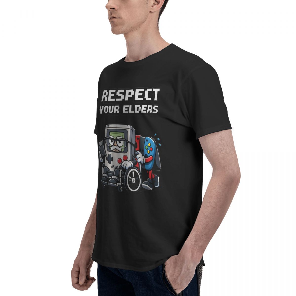 Herren-T-Shirt „Respect Your E – Retro Gaming In 2026 Bewertung und Preis