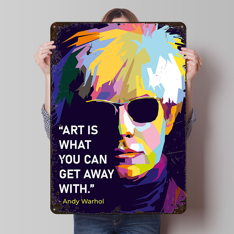 Andy Warhol Zitat Poster Indiv – Retro Gaming Quotes Bewertung und Preis