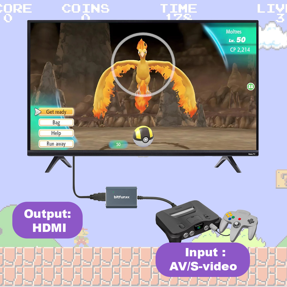 Bitfunx 720P Svideo / AV zu HD – Retro Gaming Arcade Console Bewertung und Preis