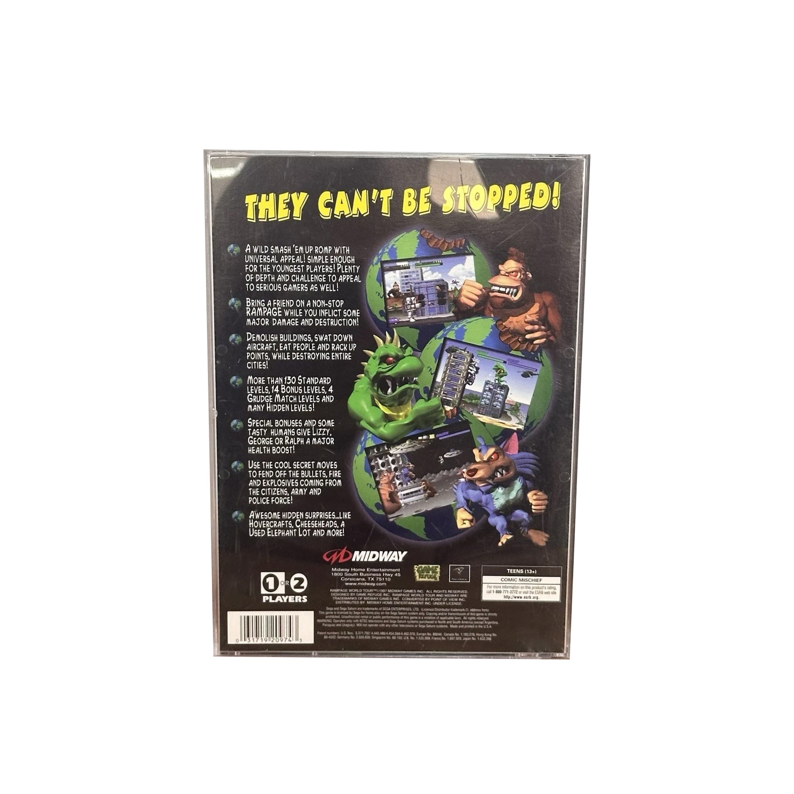 Saturn Copy Disc Game Rampage  – Retro Gaming Handhelds Bewertung und Preis