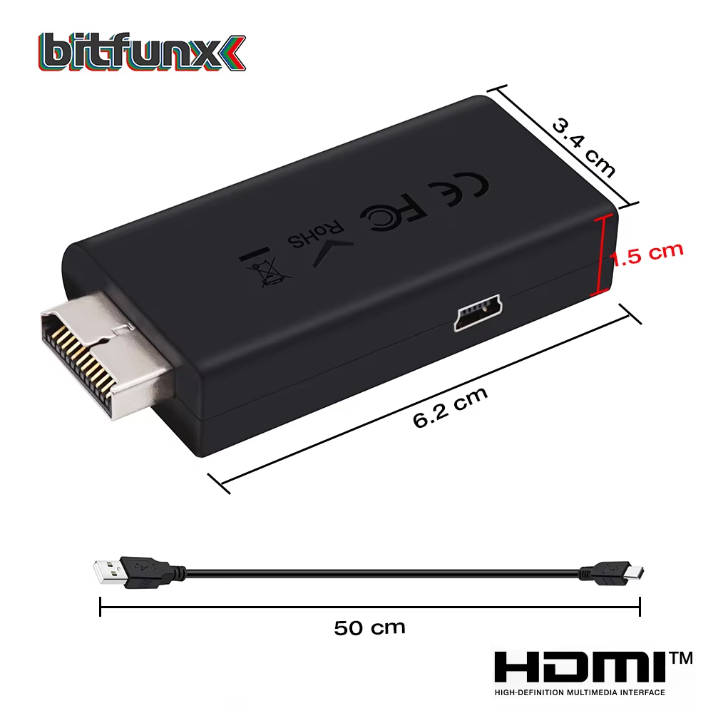 Bitfunx PS2 YPBPR zu HDMI ™    – Retro Gaming Usb Stick Bewertung und Preis