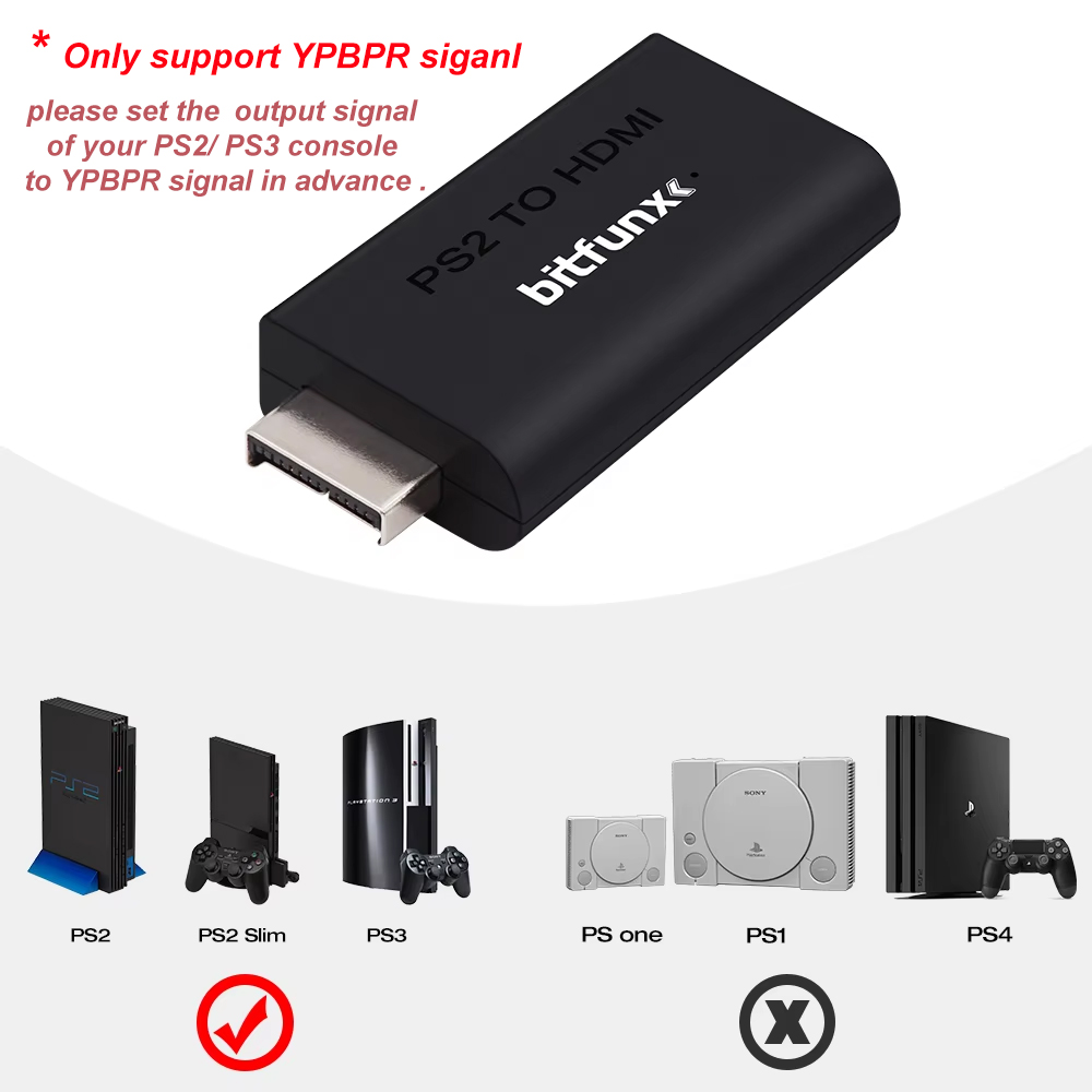 Bitfunx PS2 YPBPR zu HDMI ™    – Retro Gaming Usb Stick Bewertung und Preis