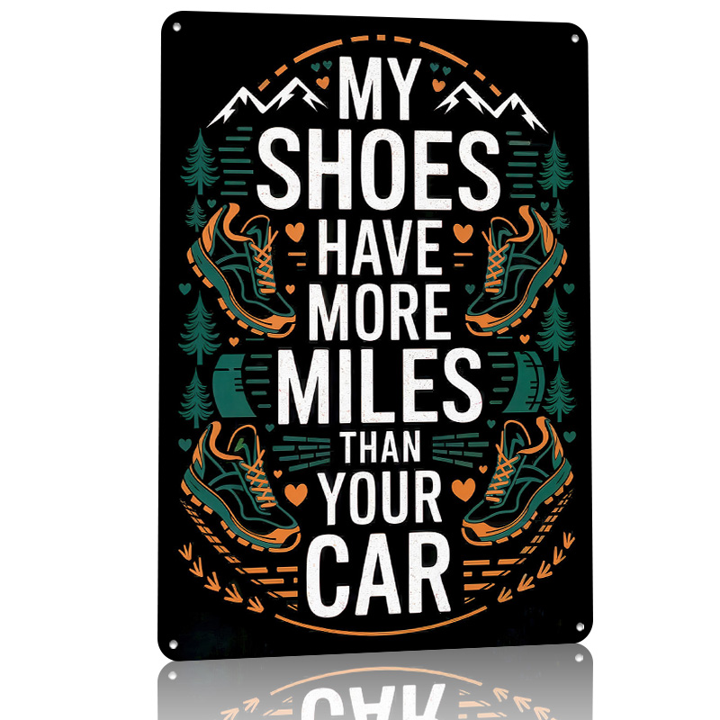 Wanderschuhe Zitat Blechposter – Retro Gaming Quotes Bewertung und Preis
