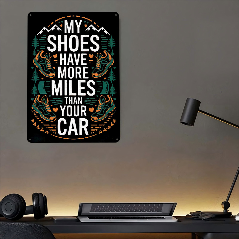 Wanderschuhe Zitat Blechposter – Retro Gaming Quotes Bewertung und Preis